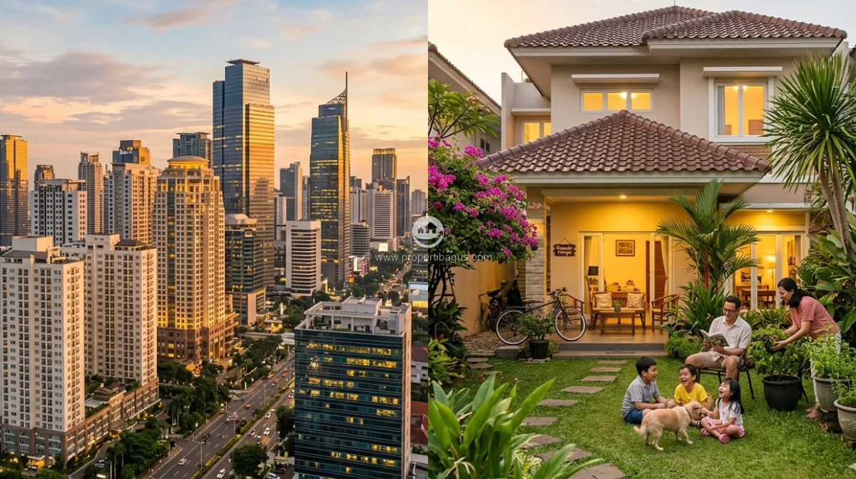 Apartemen vs Rumah Tapak: Plus-Minus untuk Keluarga Muda 2026