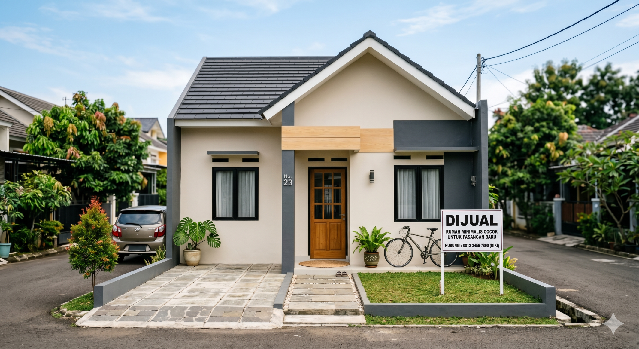Rumah Mungil Nyaman 140m2